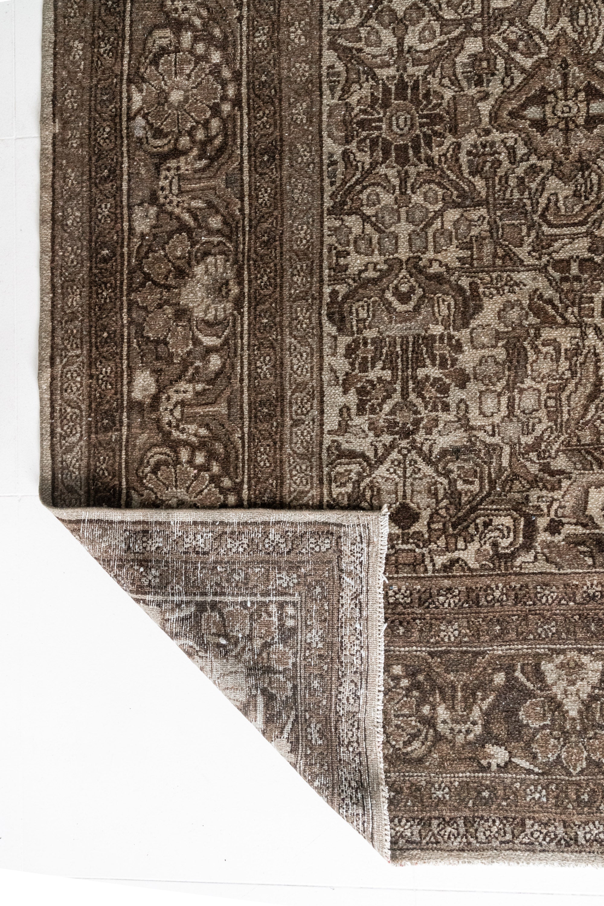 District Loom Vintage Persian Lilihan Area Rug 8'9" x 11'11"
