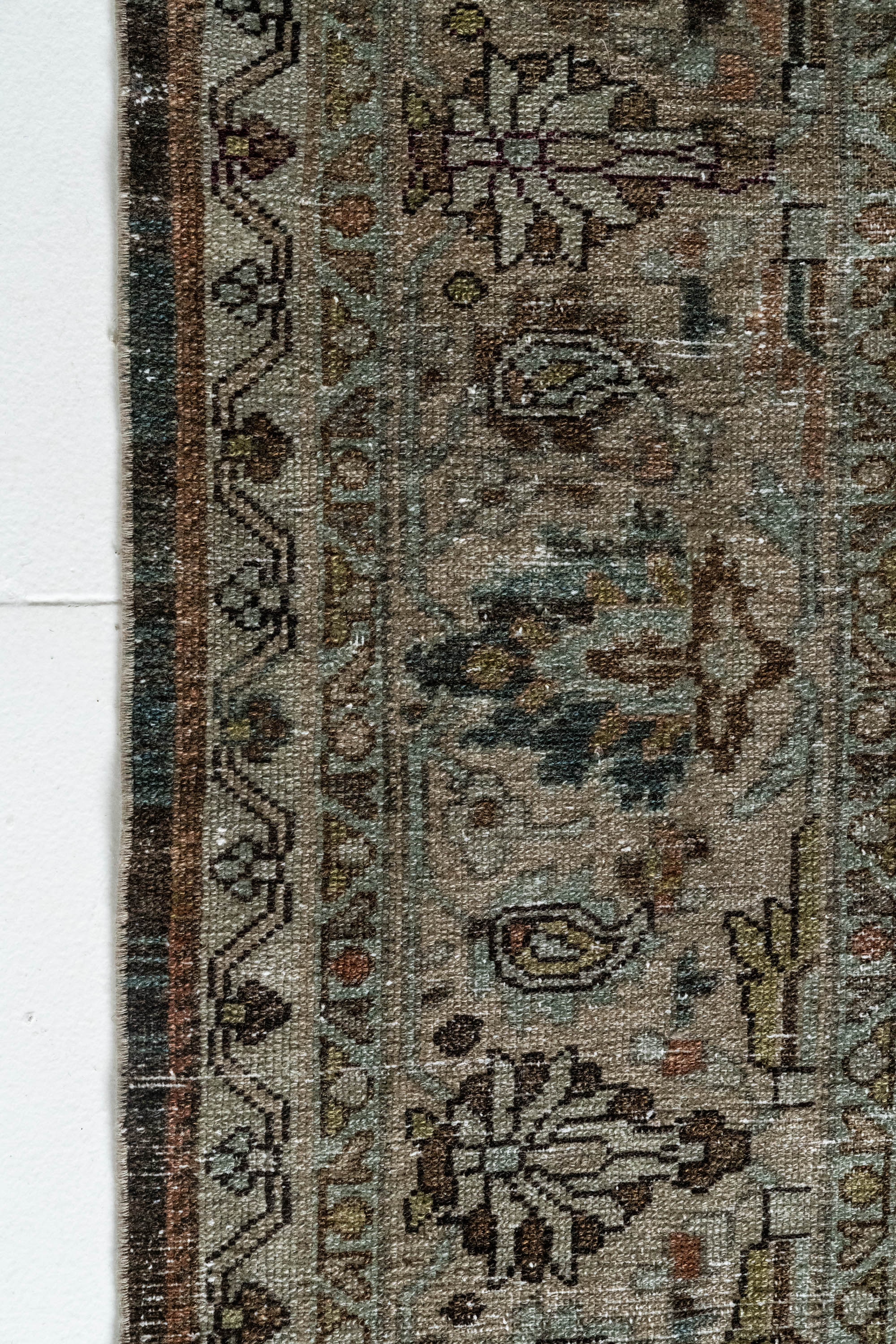 District Loom 1920s Antique Persian Malayer Area Rug 9'8" x 12'9"