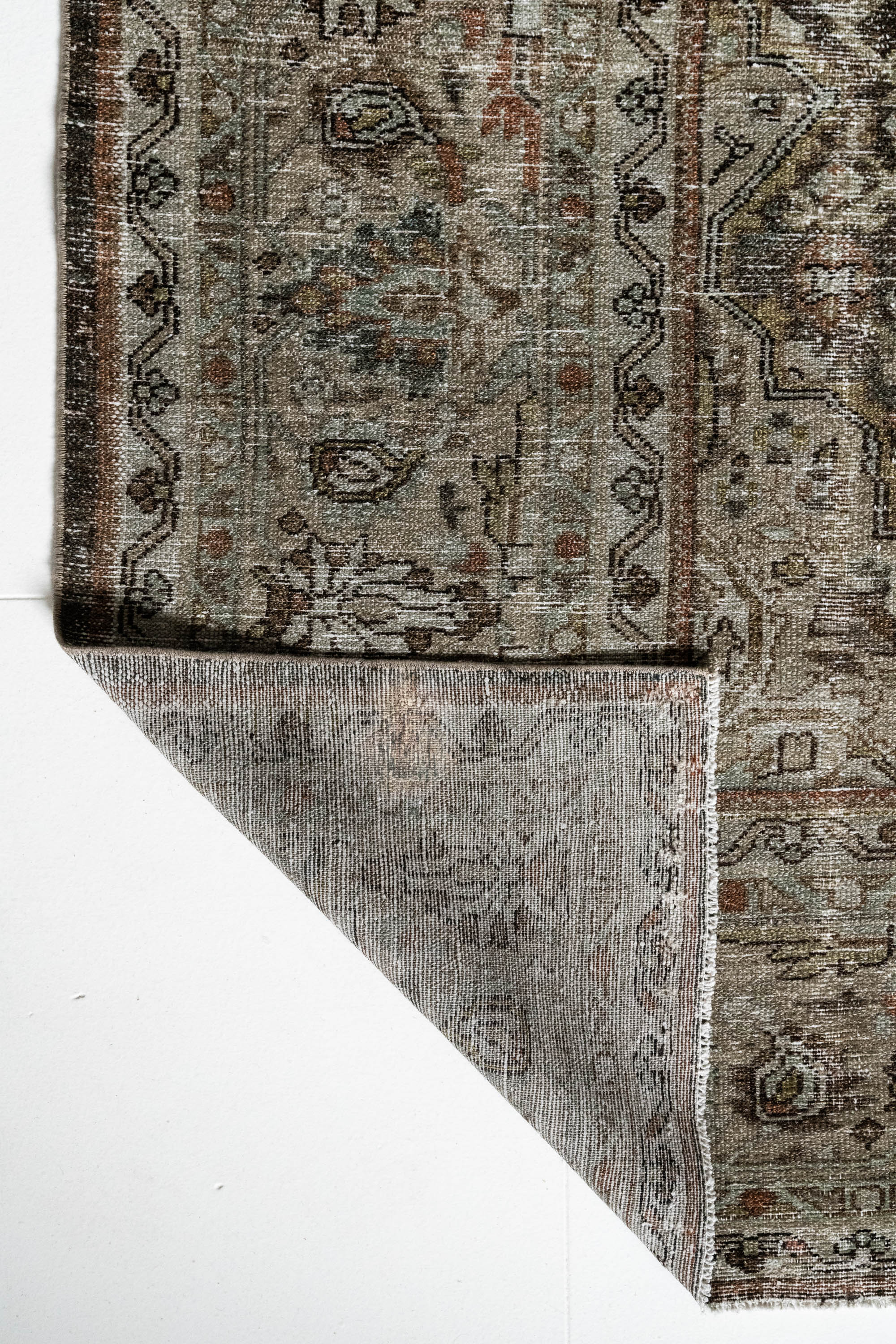 District Loom 1920s Antique Persian Malayer Area Rug 9'8" x 12'9"