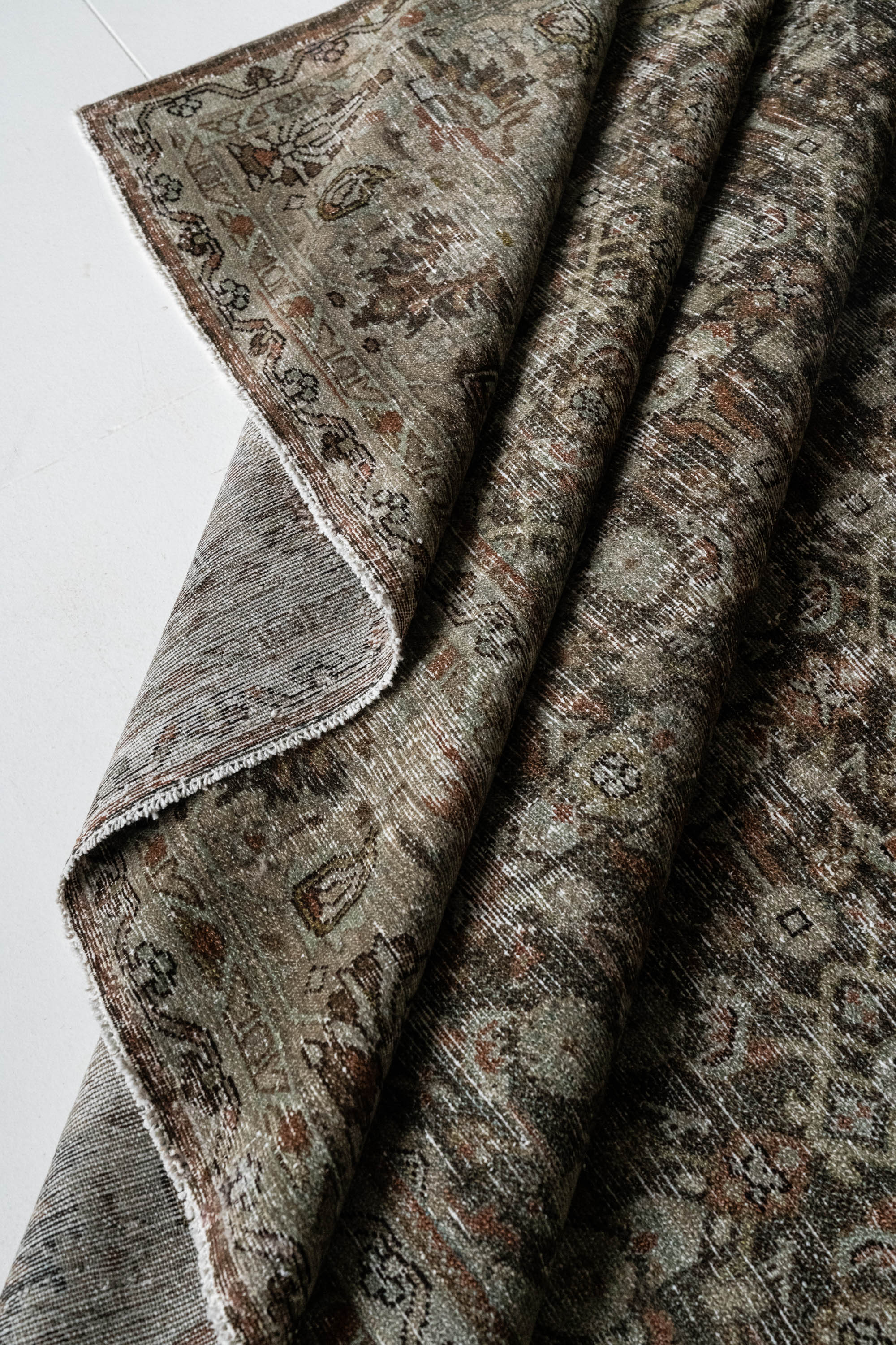 District Loom 1920s Antique Persian Malayer Area Rug 9'8" x 12'9"
