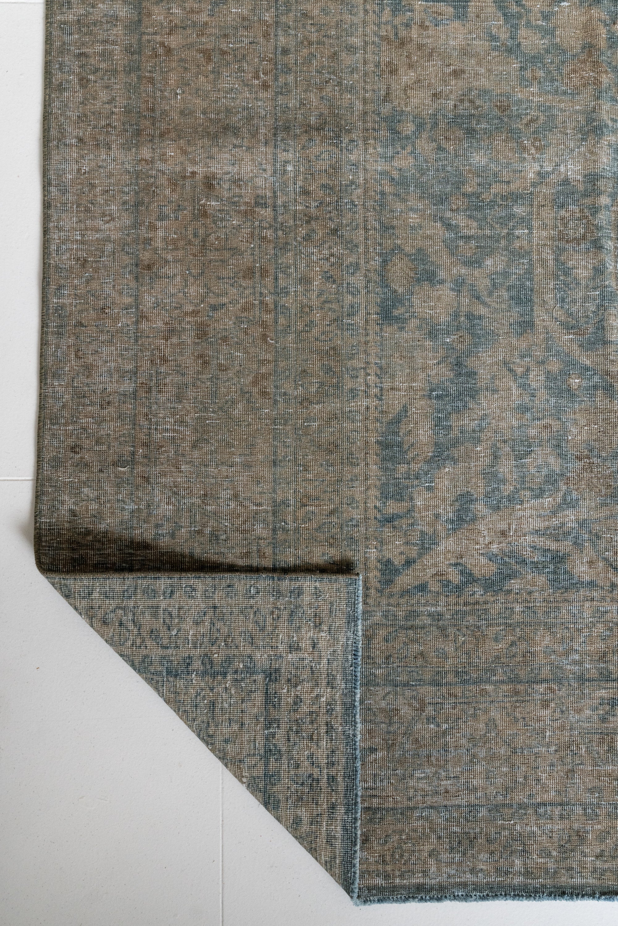 District Loom 1940s Vintage Persian Tabriz Mustafi Area Rug 9'9" x 13'1"