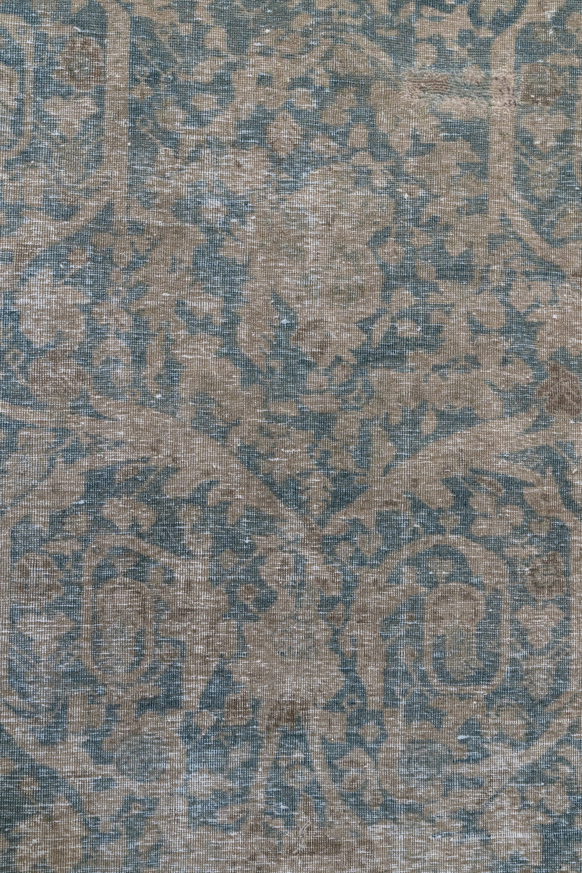 District Loom 1940s Vintage Persian Tabriz Mustafi Area Rug 9'9" x 13'1"