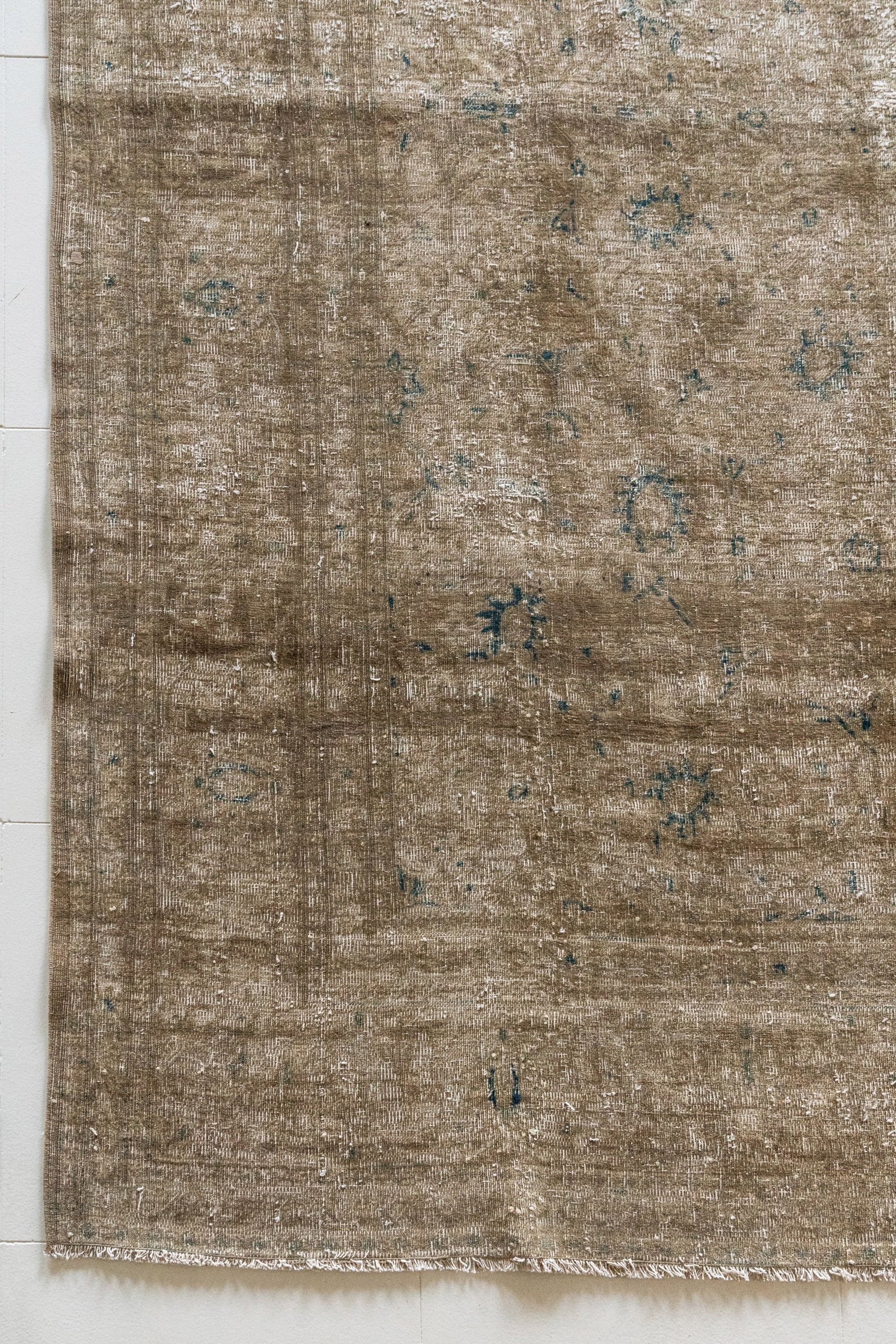 District Loom 1920s Antique Persian Mahal Area Rug 9'2" x 12'