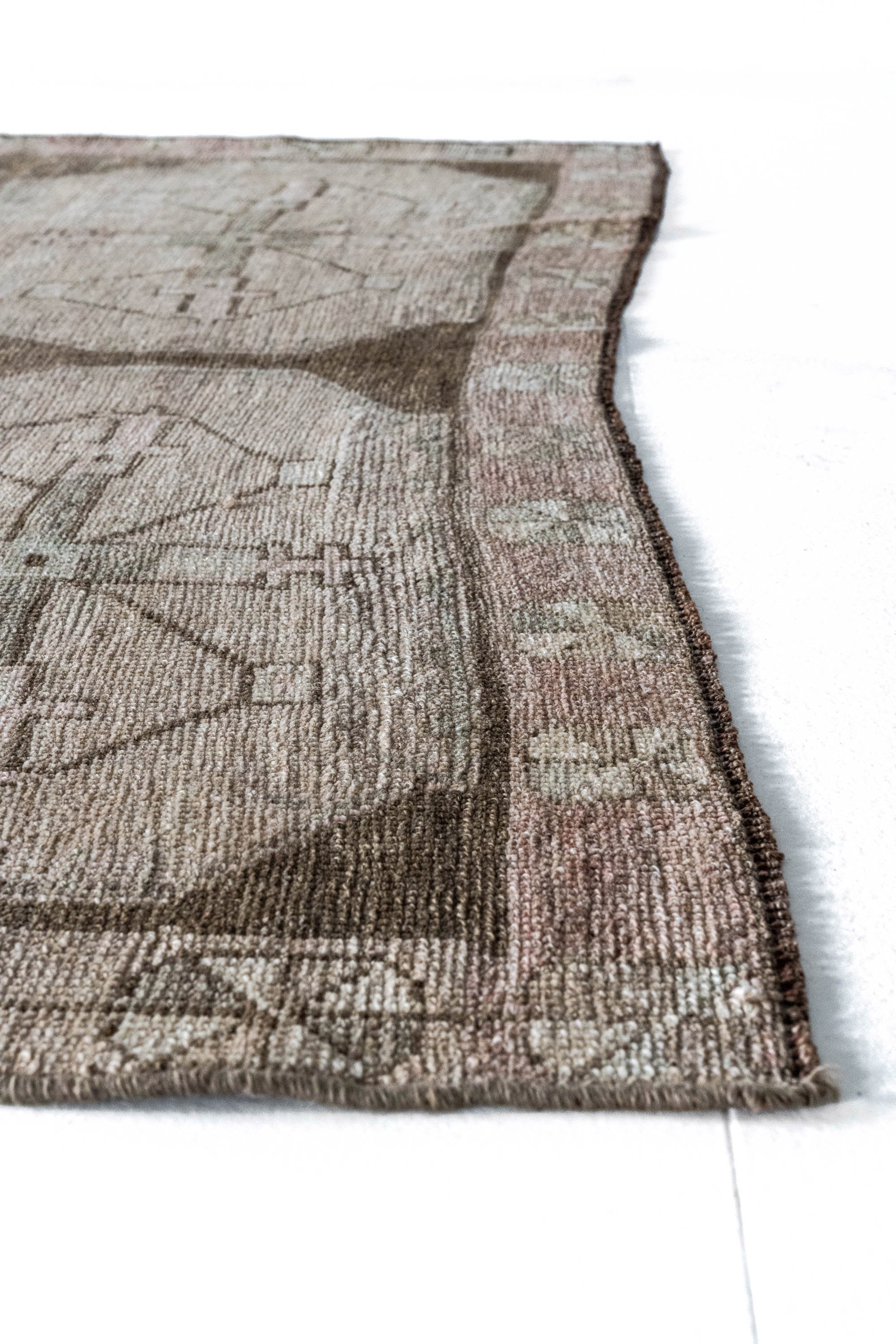 District Loom 1960s Vintage Turkish Kars Wide Runner Rug 5'8" x 13'10"