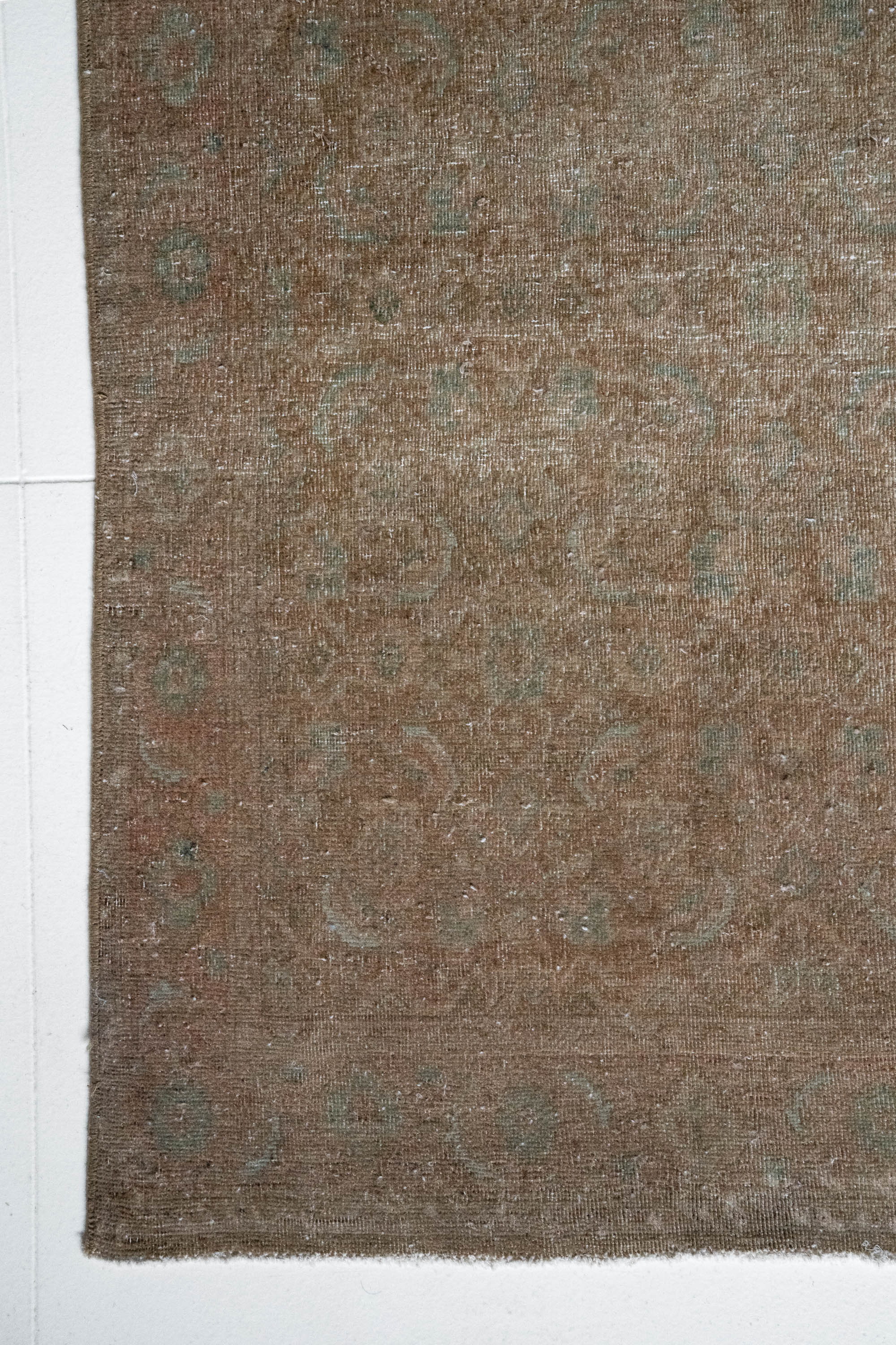 District Loom 1930s Vintage Persian Hamadan Runner Rug 2'6" x 12'9"