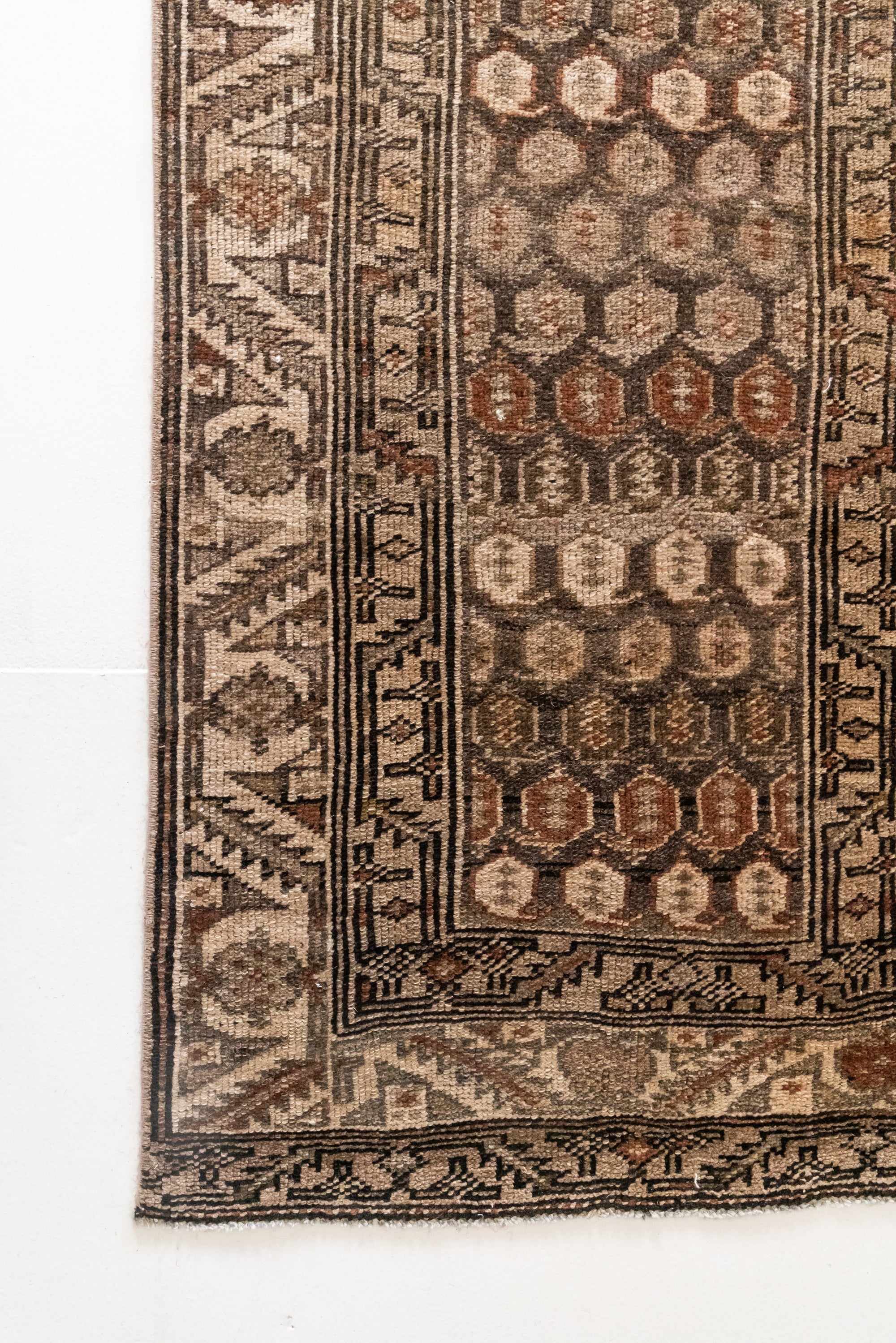 District Loom 1920s Antique Persian Malayer Runner Rug 2'7" x 15'5"