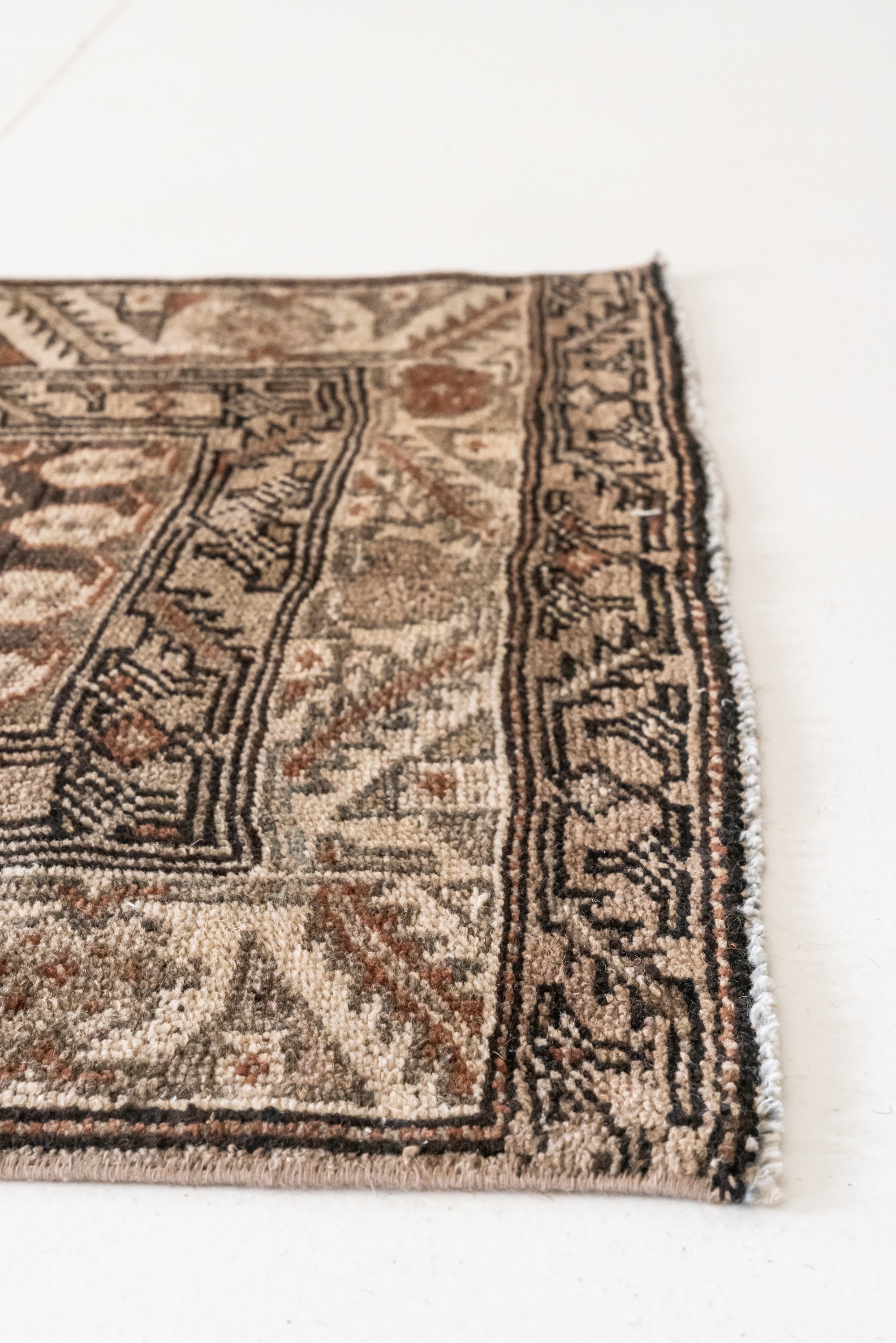District Loom 1920s Antique Persian Malayer Runner Rug 2'7" x 15'5"