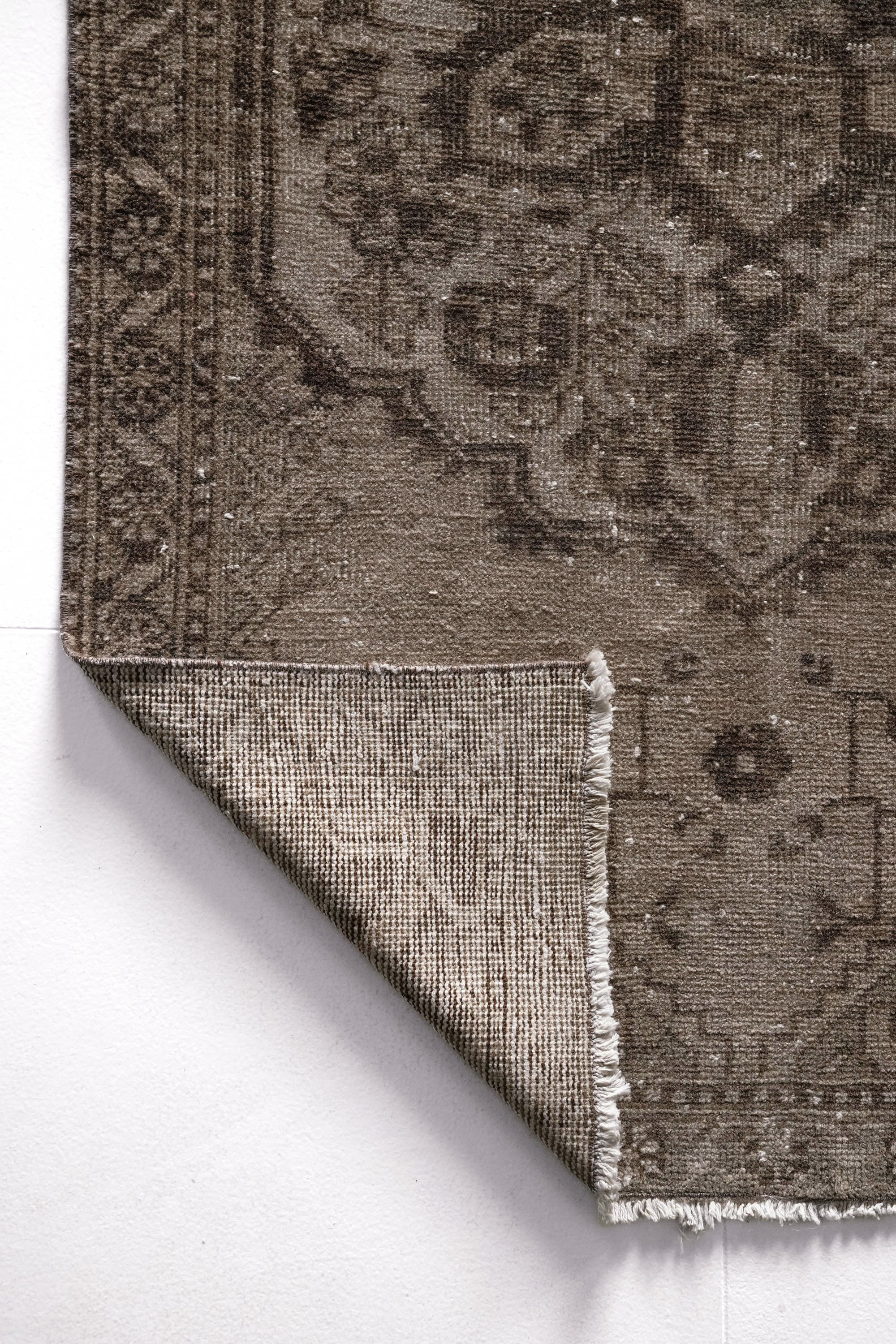 District Loom 1950s Vintage Turkish Runner Rug 3'5" x 9'11"