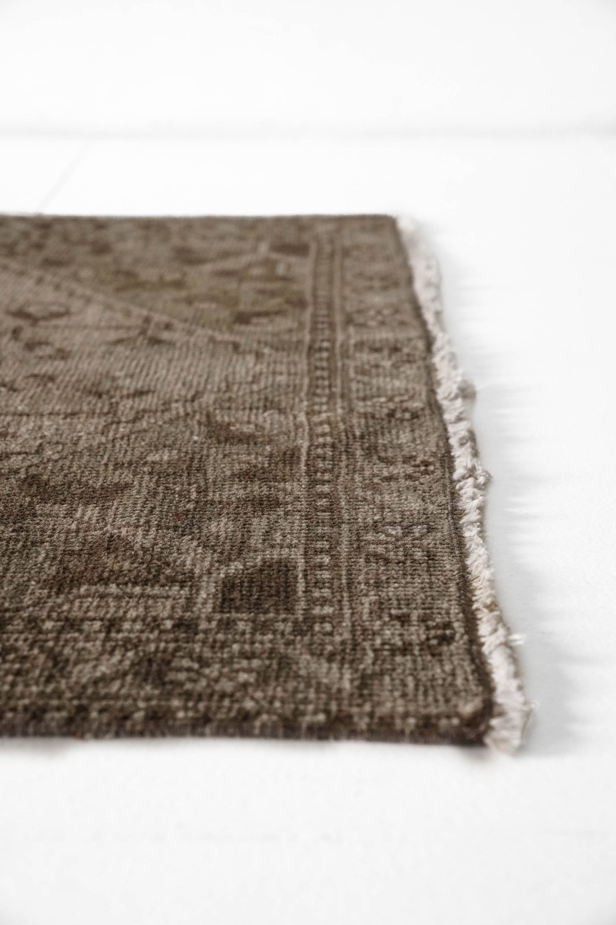 District Loom 1950s Vintage Turkish Runner Rug 3'5" x 9'11"