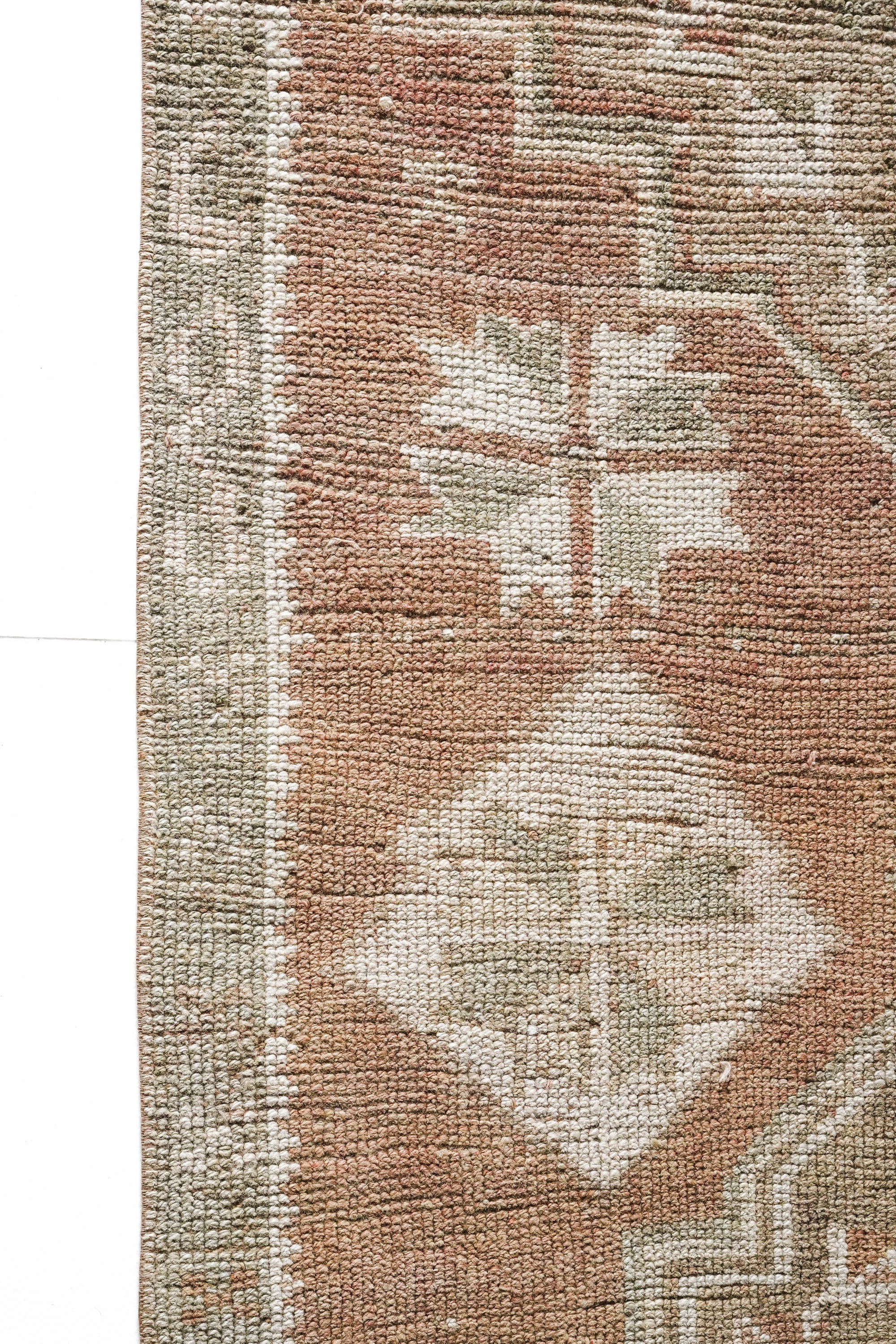 District Loom 1960s Vintage Turkish Kars Runner Rug 3'9" x 16'9"