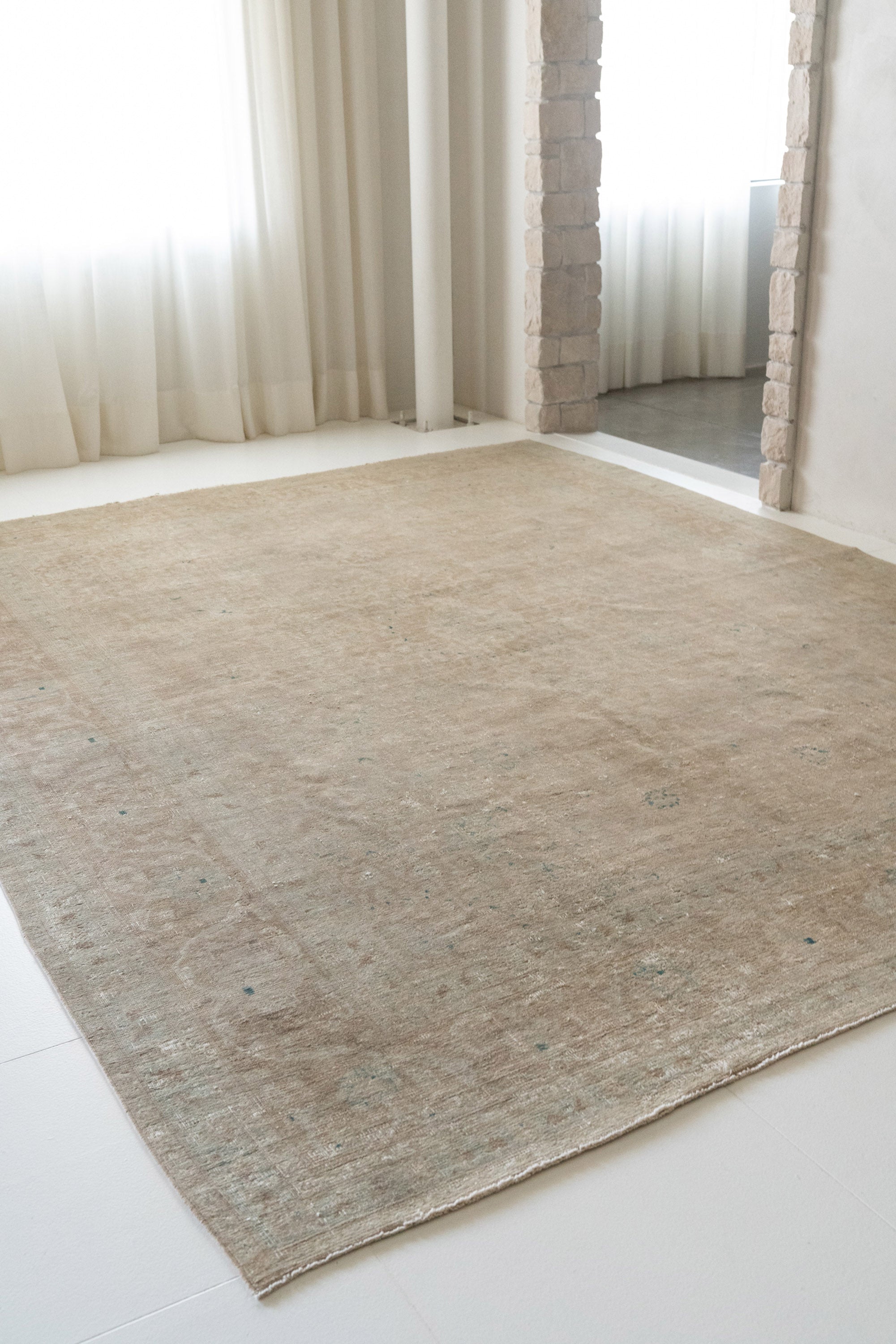 District Loom 1930s Vintage Persian Mahal Area Rug 9'4" x 12'6"