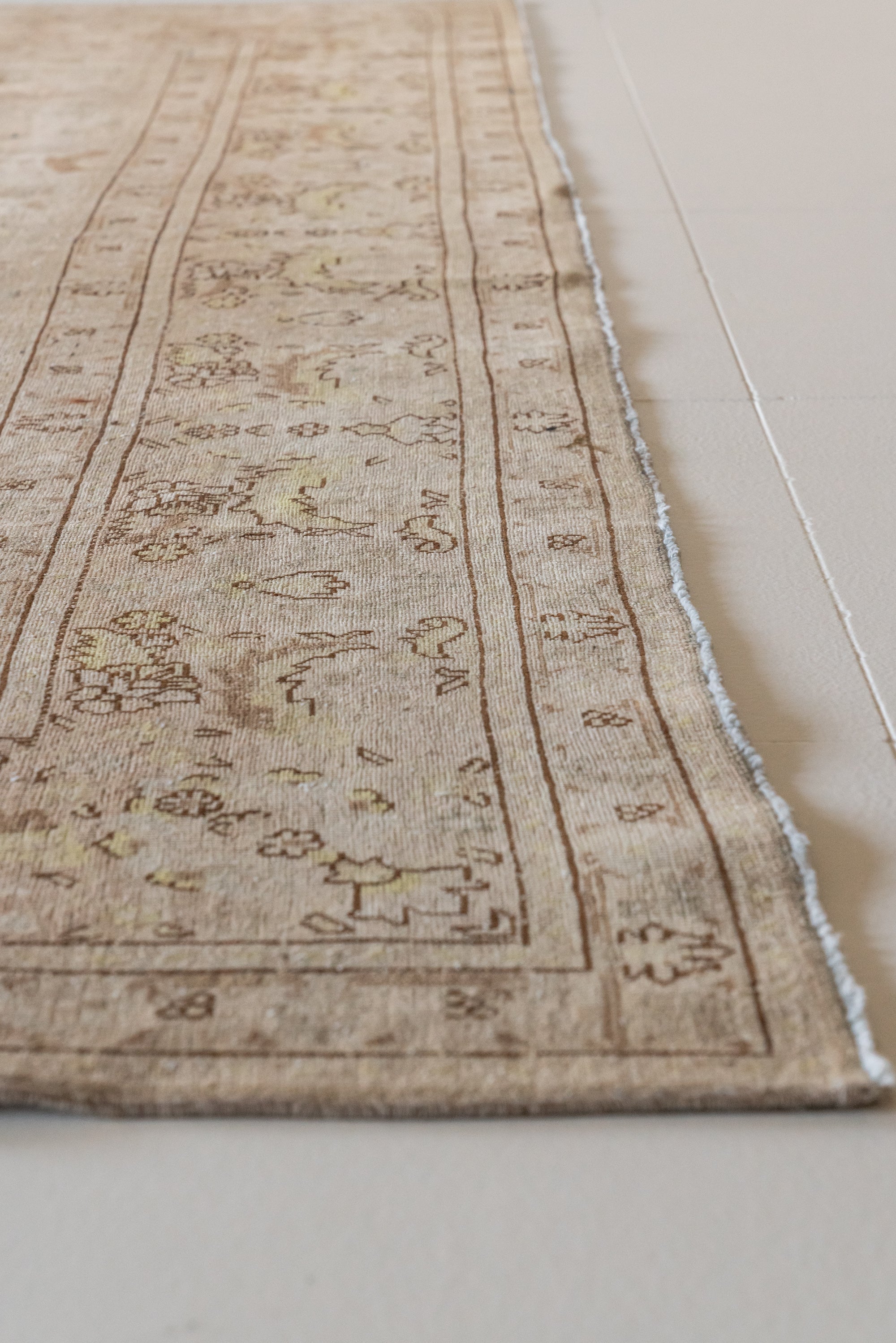District Loom 1920s Antique Persian Tabriz Area Rug 9'5" x 12'9"