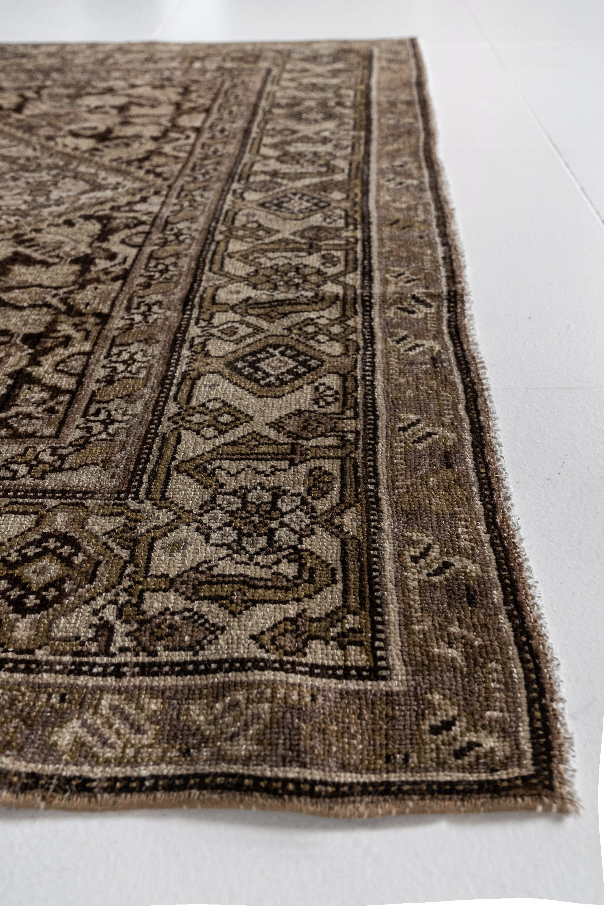 District Loom 1940s Vintage Persian Malayer Wide Runner Rug 5'4" x 11'8"