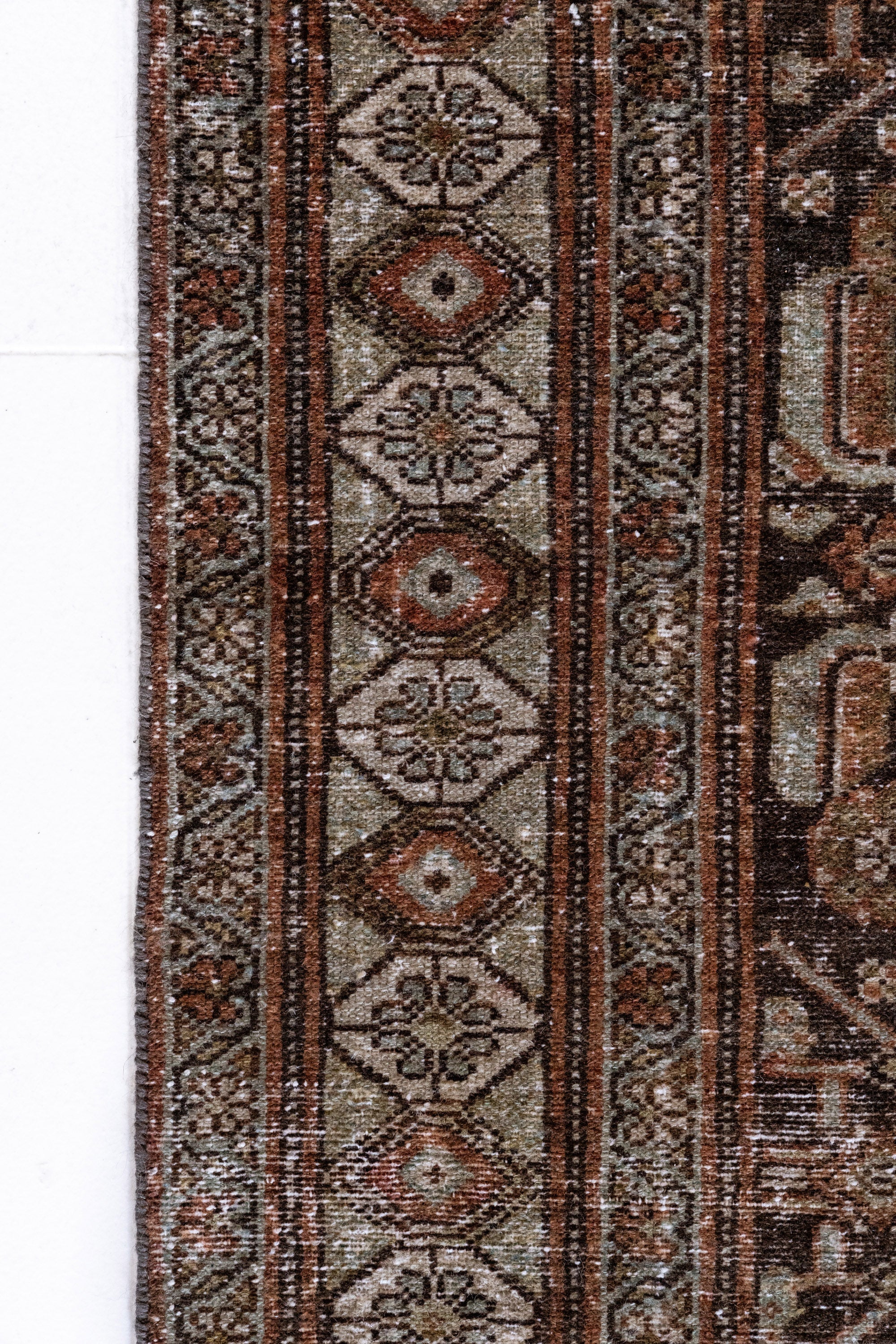 District Loom 1930s Vintage Persian Malayer Runner Rug 2'11" x 9'8"