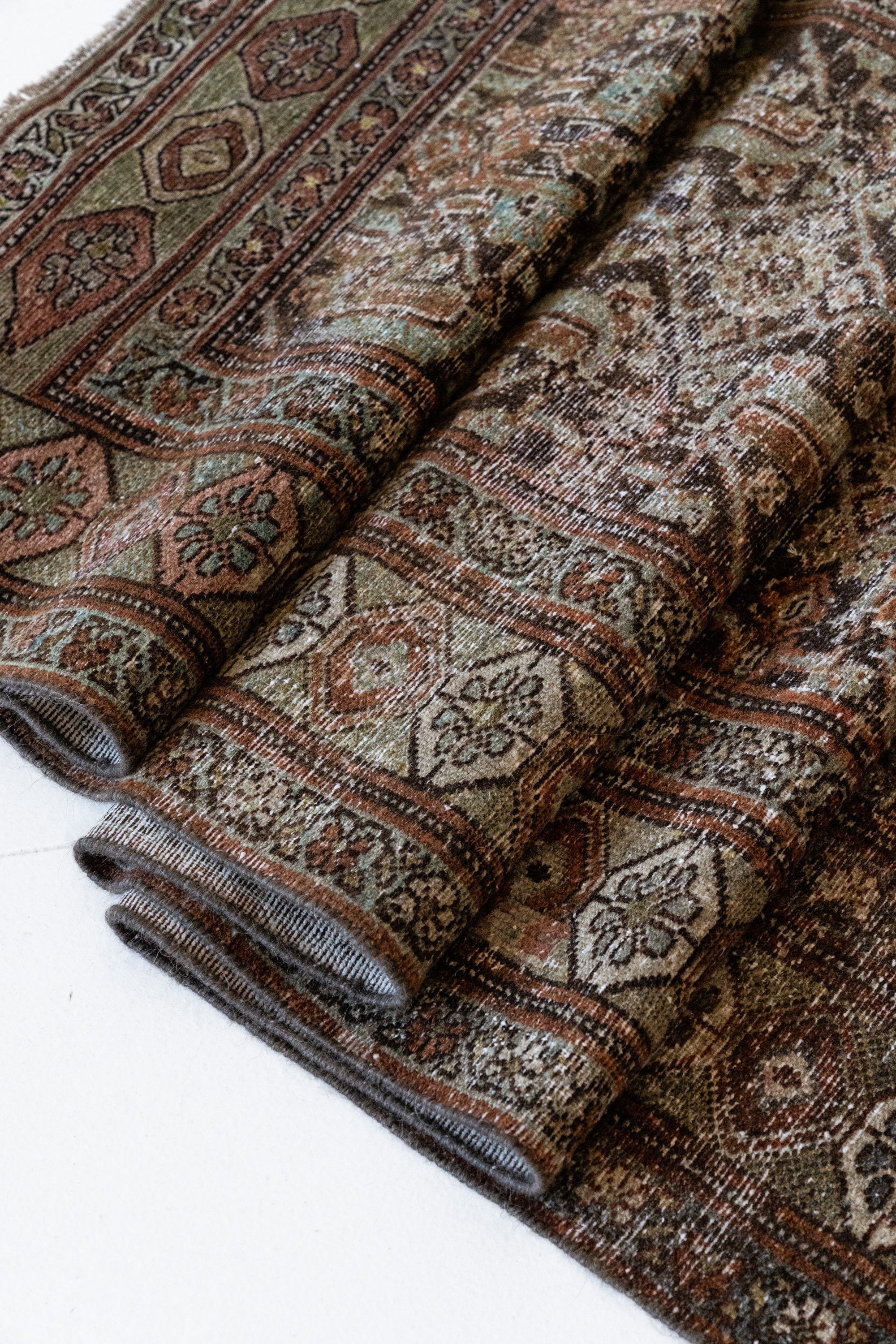 District Loom 1930s Vintage Persian Malayer Runner Rug 2'11" x 9'8"