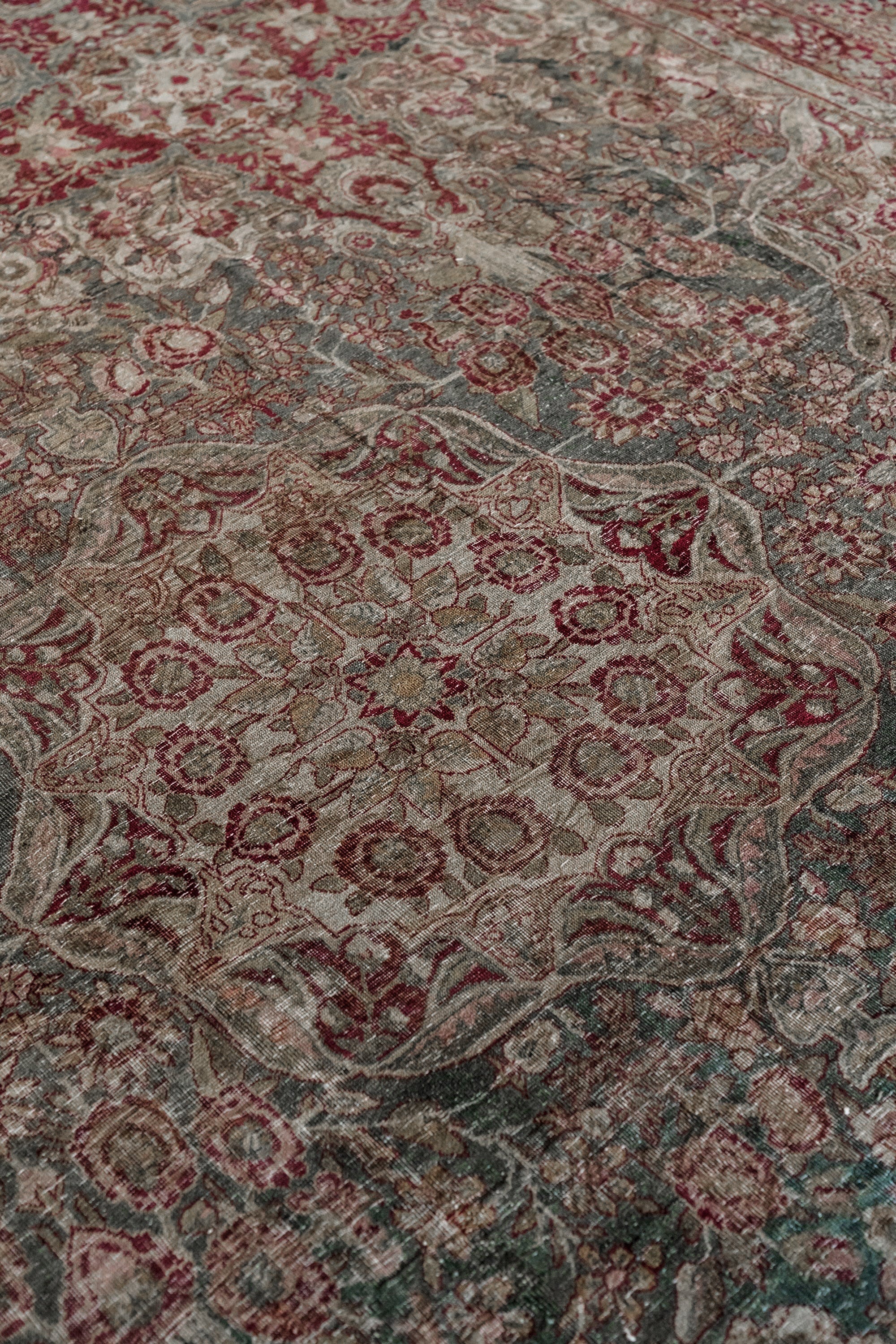 District Loom 1920s Antique Persian Kerman Area Rug 10' x 15'7"