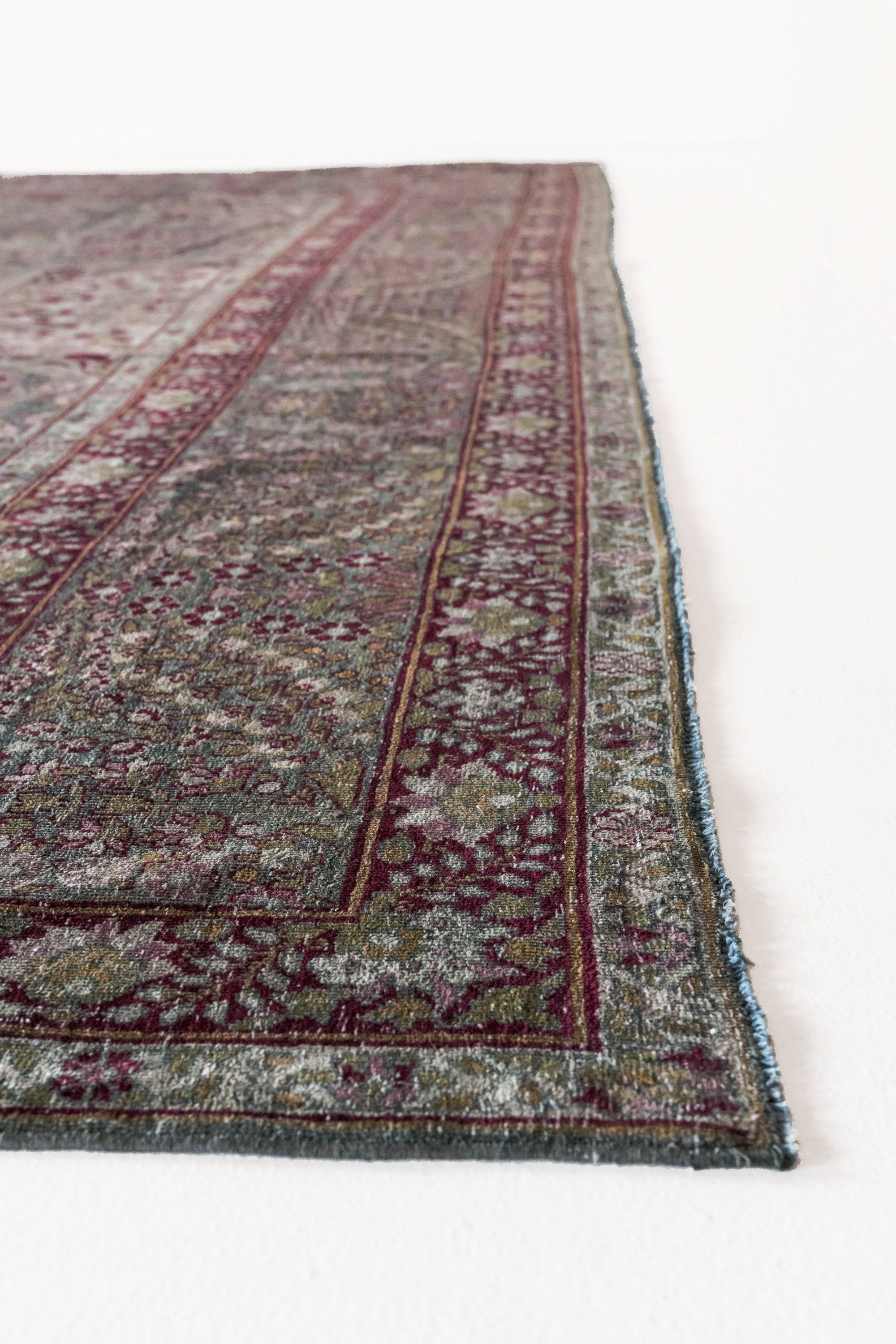 District Loom 1920s Antique Persian Kerman Area Rug 10' x 15'7"