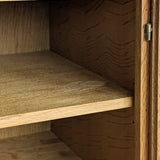 Pair of Vintage Henning Kjærnulf-Attributed Quartersawn White Oak Cabinets/Nightstands with Original Brass Pulls