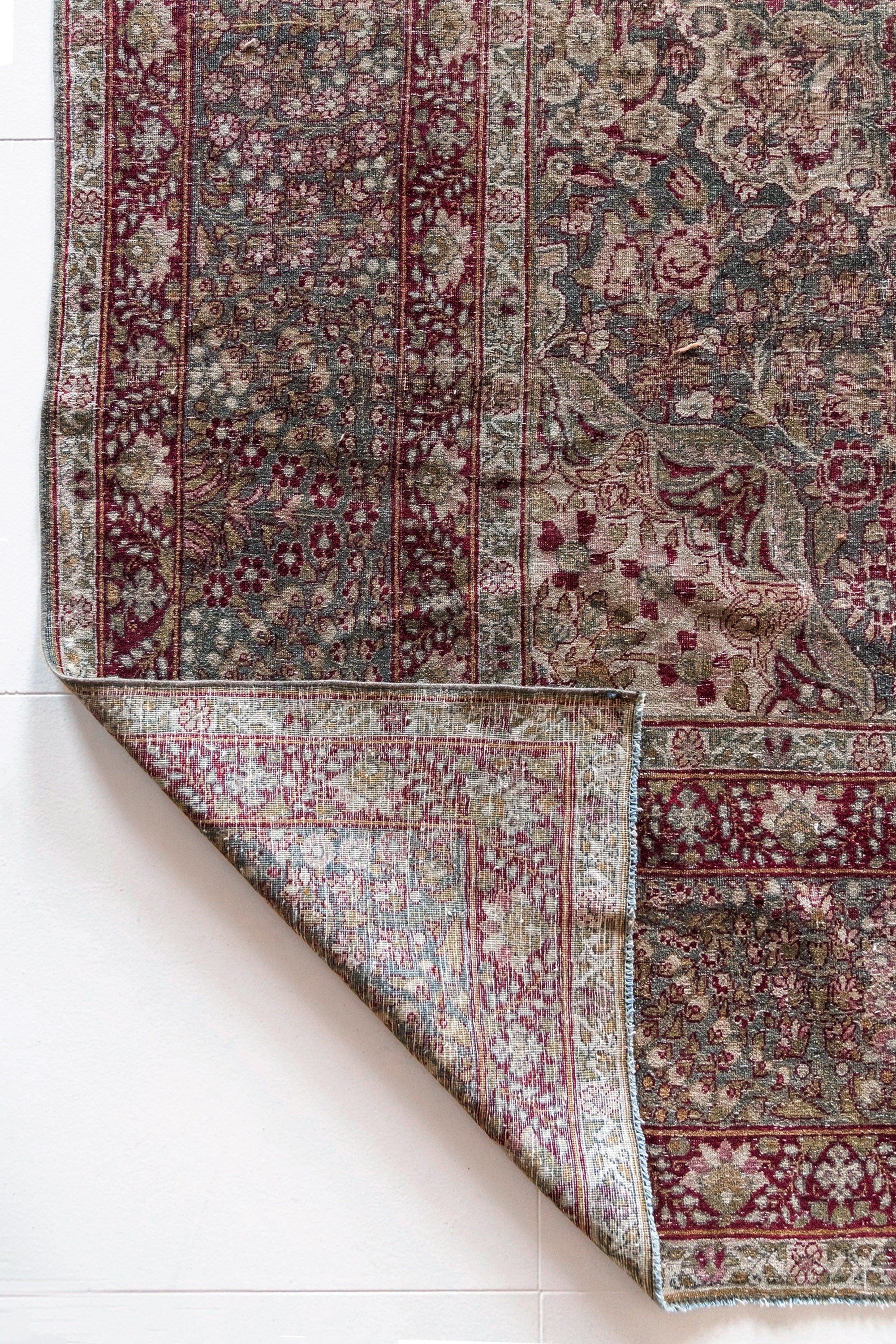 District Loom 1920s Antique Persian Kerman Area Rug 10' x 15'7"