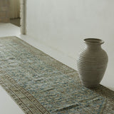 District Loom 1920s Antique Persian Malayer Runner Rug 3'5" x 11'