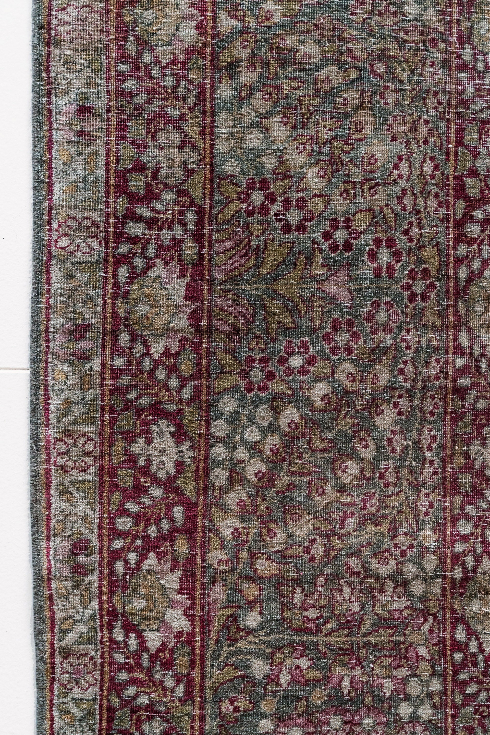 District Loom 1920s Antique Persian Kerman Area Rug 10' x 15'7"