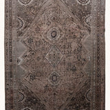 District Loom 1940s Vintage Persian Shiraz Area Rug 6'11" x 10'2"