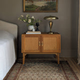 District Loom 1940s Vintage Persian Scatter Rug 4' x 6'9"