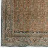District Loom 1930s Vintage Persian Hamadan Runner Rug 3'5" x 10'7"