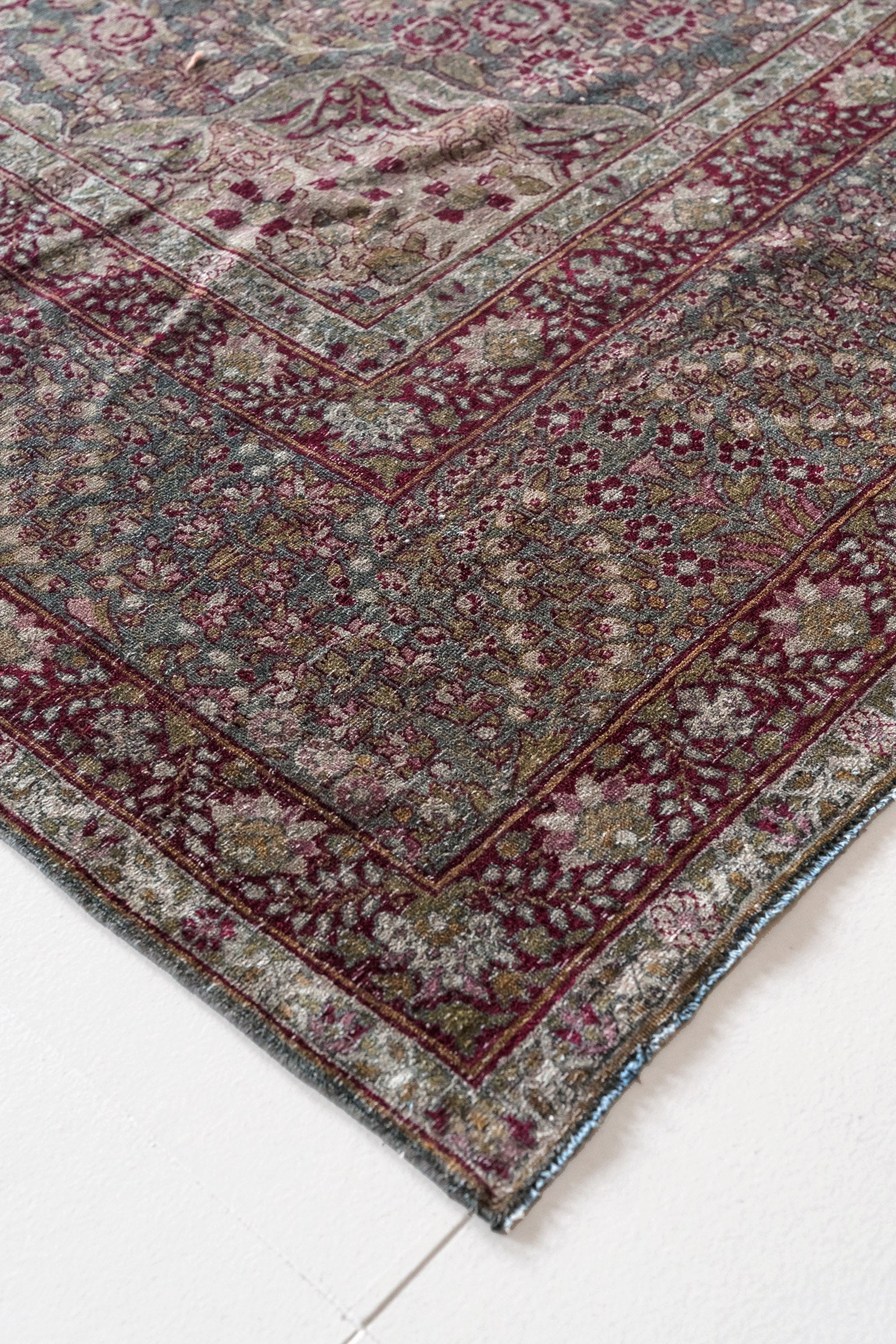 District Loom 1920s Antique Persian Kerman Area Rug 10' x 15'7"