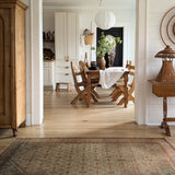 District Loom 1940s Vintage Persian Scatter Rug 4' x 6'9"