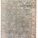 District Loom 1920s Antique Indian Agra Area Rug 9'7" x 16'4"