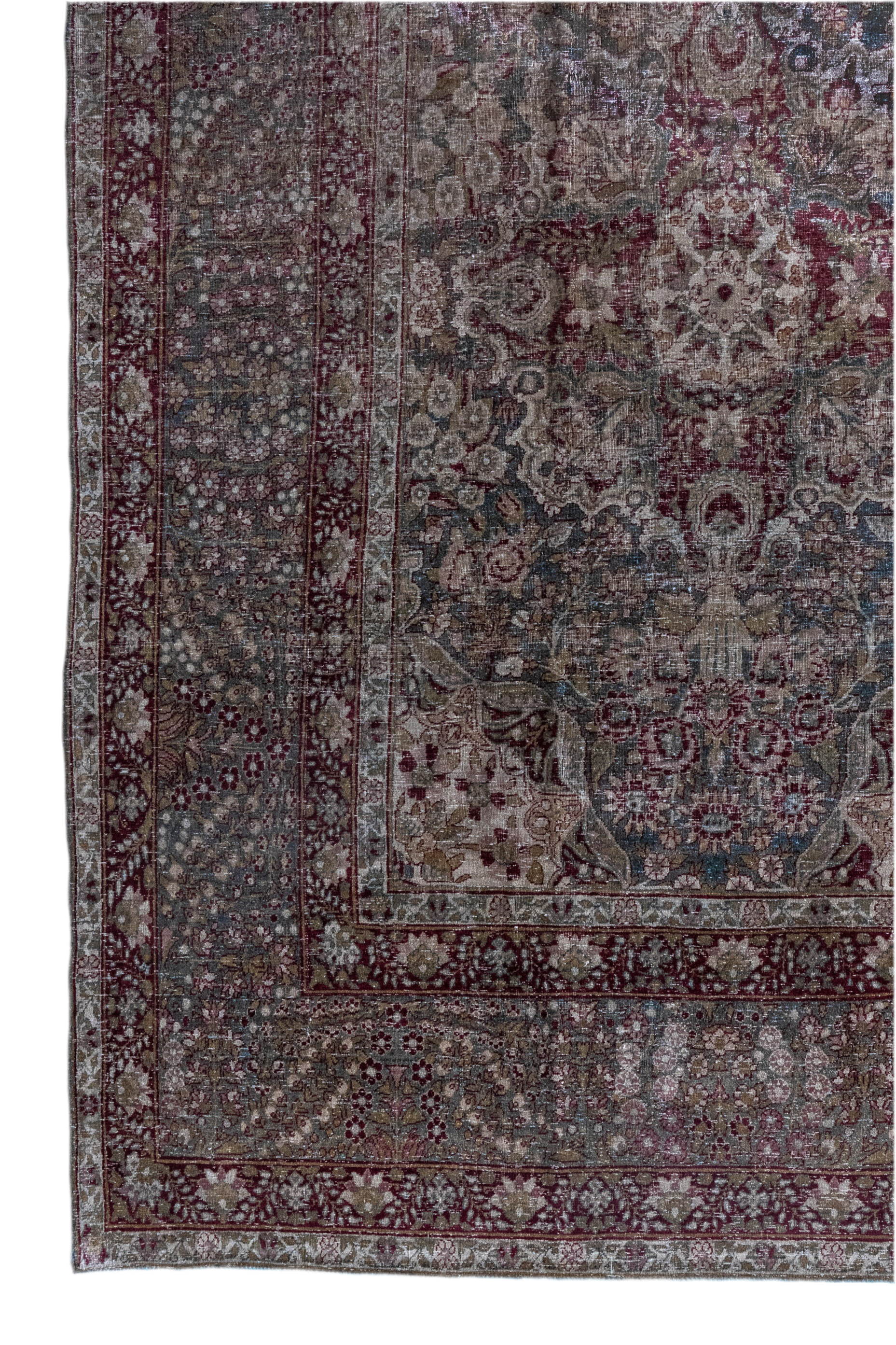 District Loom 1920s Antique Persian Kerman Area Rug 10' x 15'7"