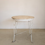 Antique Marble-Top Ice Cream Parlor Table