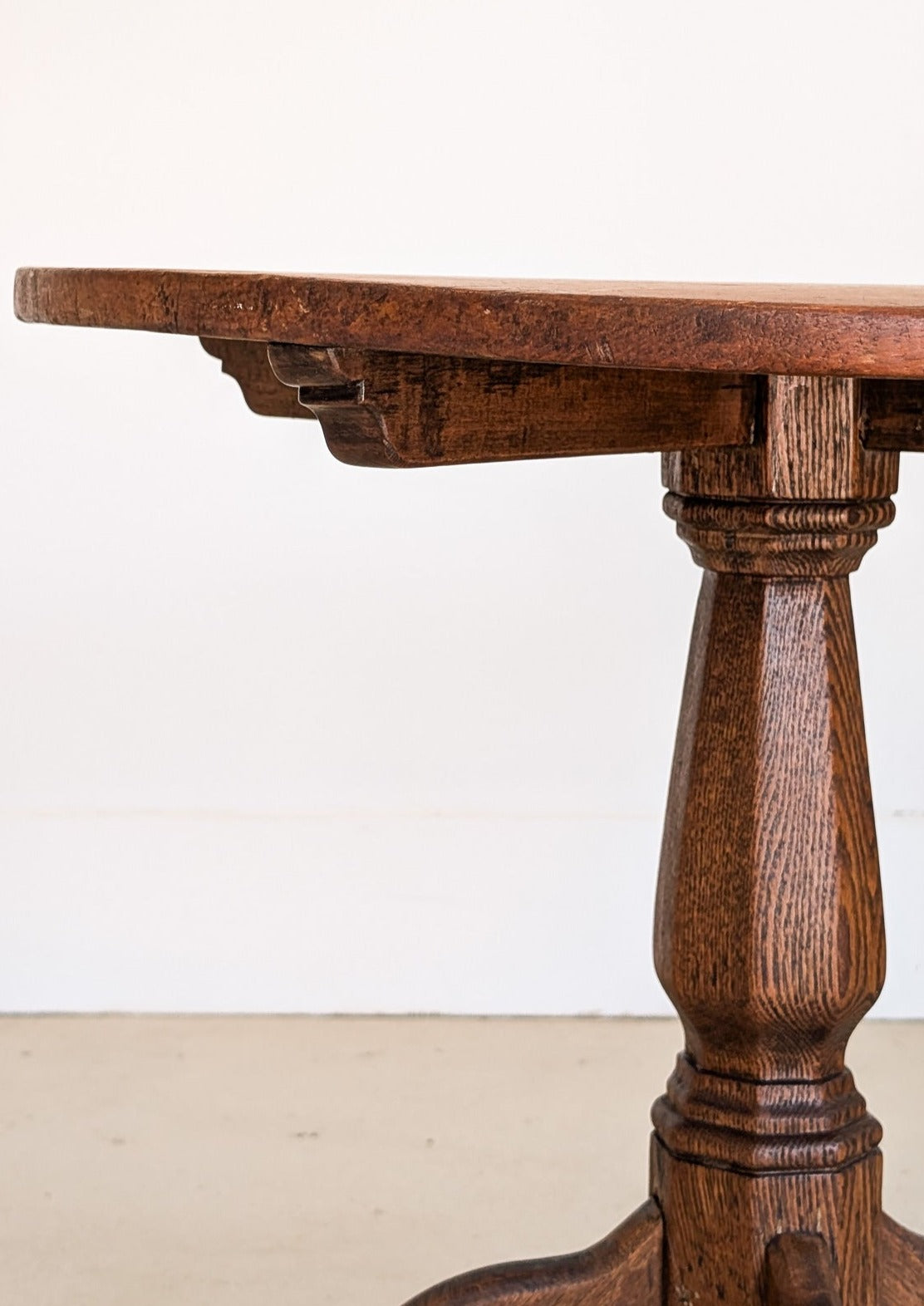 Antique Oak and Pine Occasional Table