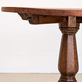 Antique Oak and Pine Occasional Table