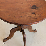 Antique Oak and Pine Occasional Table