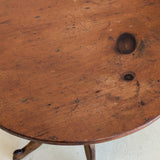 Antique Oak and Pine Occasional Table