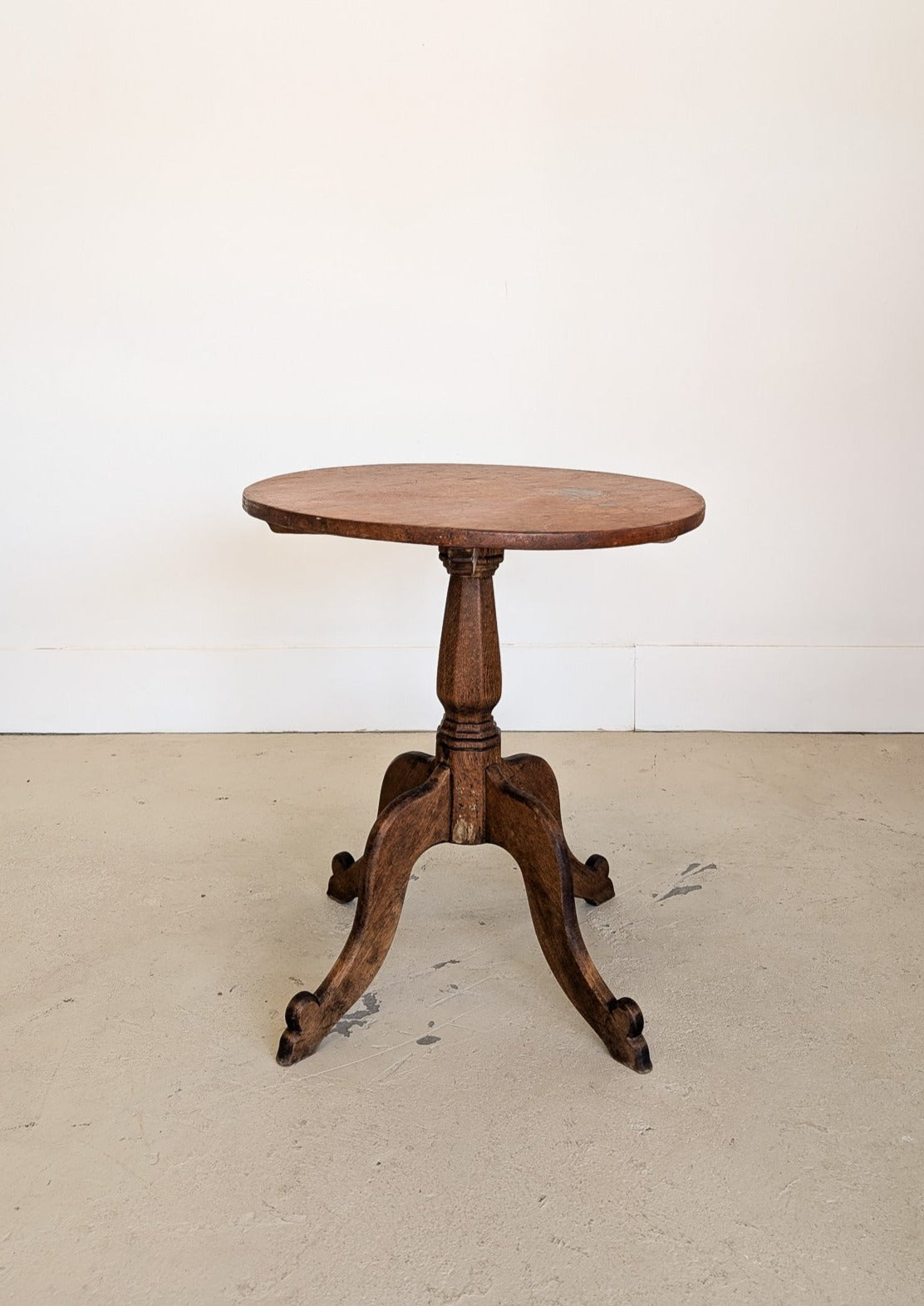 Antique Oak and Pine Occasional Table