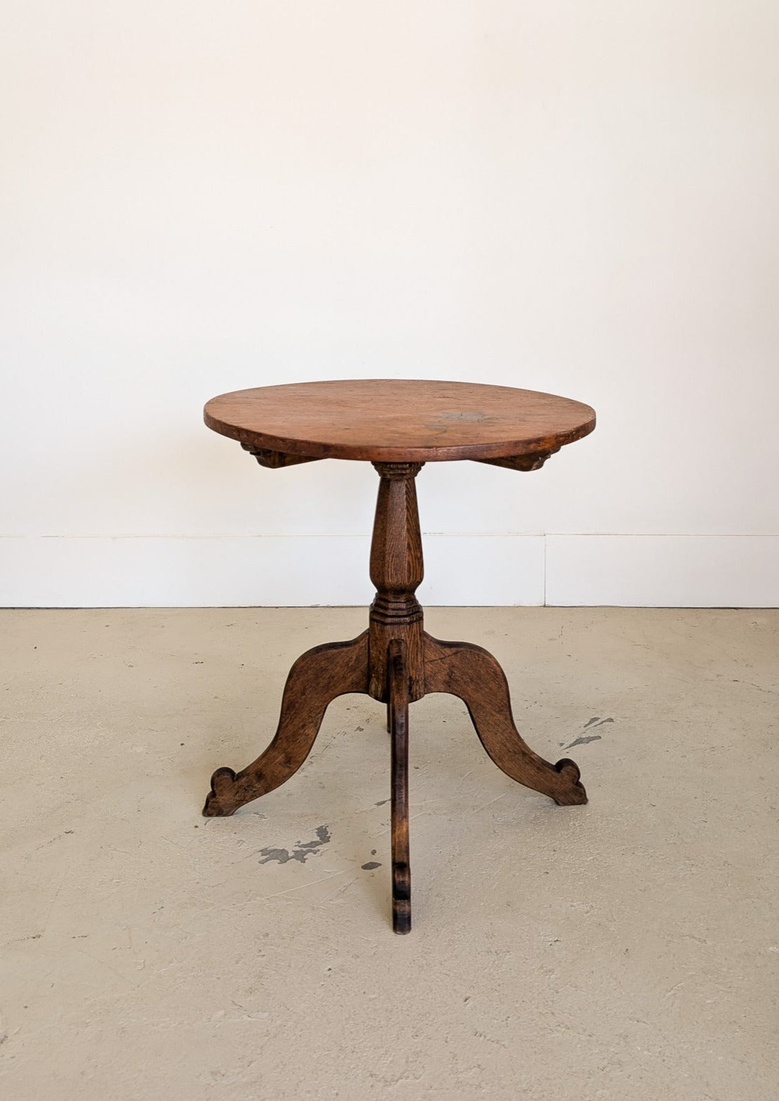 Antique Oak and Pine Occasional Table