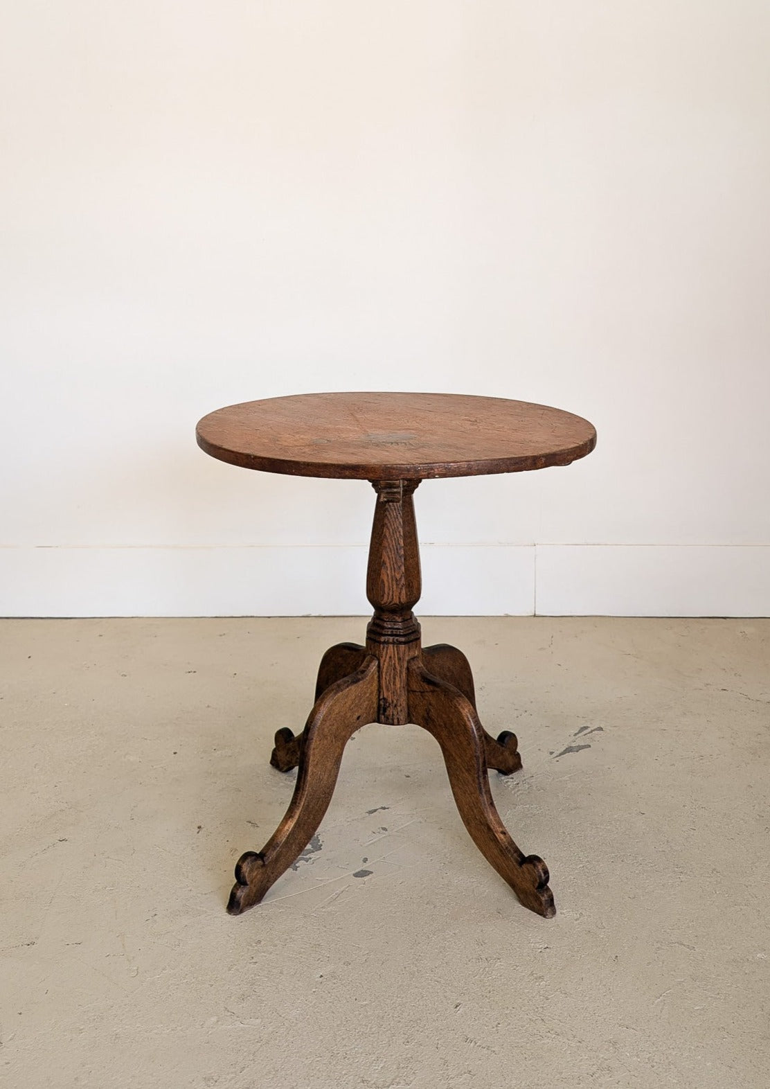 Antique Oak and Pine Occasional Table