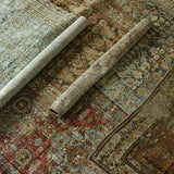 District Loom 1920s Antique Persian Heriz Karaja Runner Rug 2'7" x 10'3"