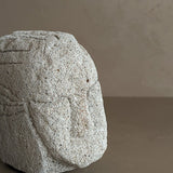 Modern Hand-carved Pumice Stone Bust Sculpture