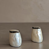 Vintage Mother of Pearl Salt and Pepper Shakers