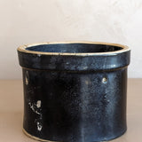 Antique Dark Brown Salt-Glazed Crock