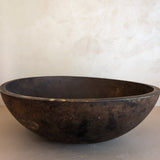 1930s-1940s Large Vintage Hand-carved Wooden Munising Bowl