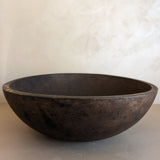 1930s-1940s Large Vintage Hand-carved Wooden Munising Bowl