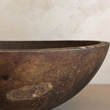 1930s-1940s Large Vintage Hand-carved Wooden Munising Bowl