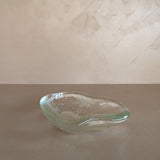 Vintage Clear Blenko Glass Amoeba Dish