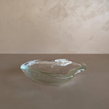 Vintage Clear Blenko Glass Amoeba Dish