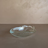 Vintage Clear Blenko Glass Amoeba Dish